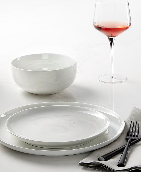 Hotel Collection Modern Marble 12Pc. Dinnerware Set, Service for 4