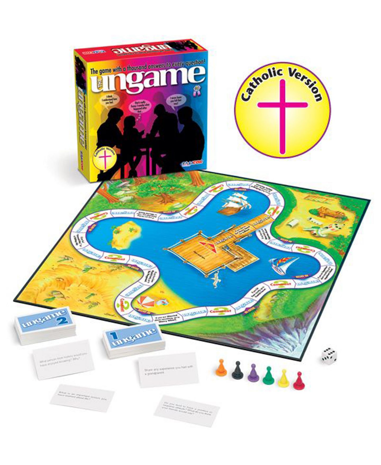 Детские настольные игры Talicor The Ungame - Catholic Version Board Game, Ages 6+ — фото 2