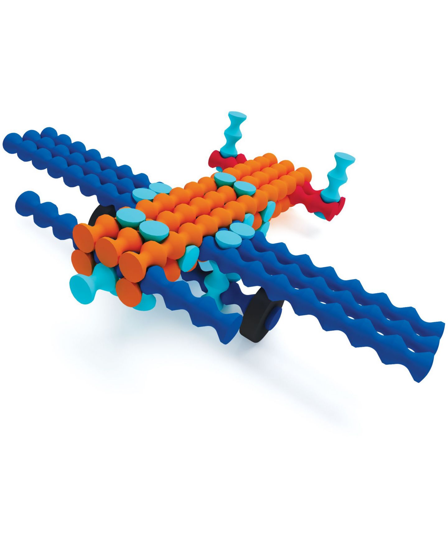 Детский конструктор Popular Playthings Vehicles Playstix 130-Piece Building Set, Ages 4+ — фото 2