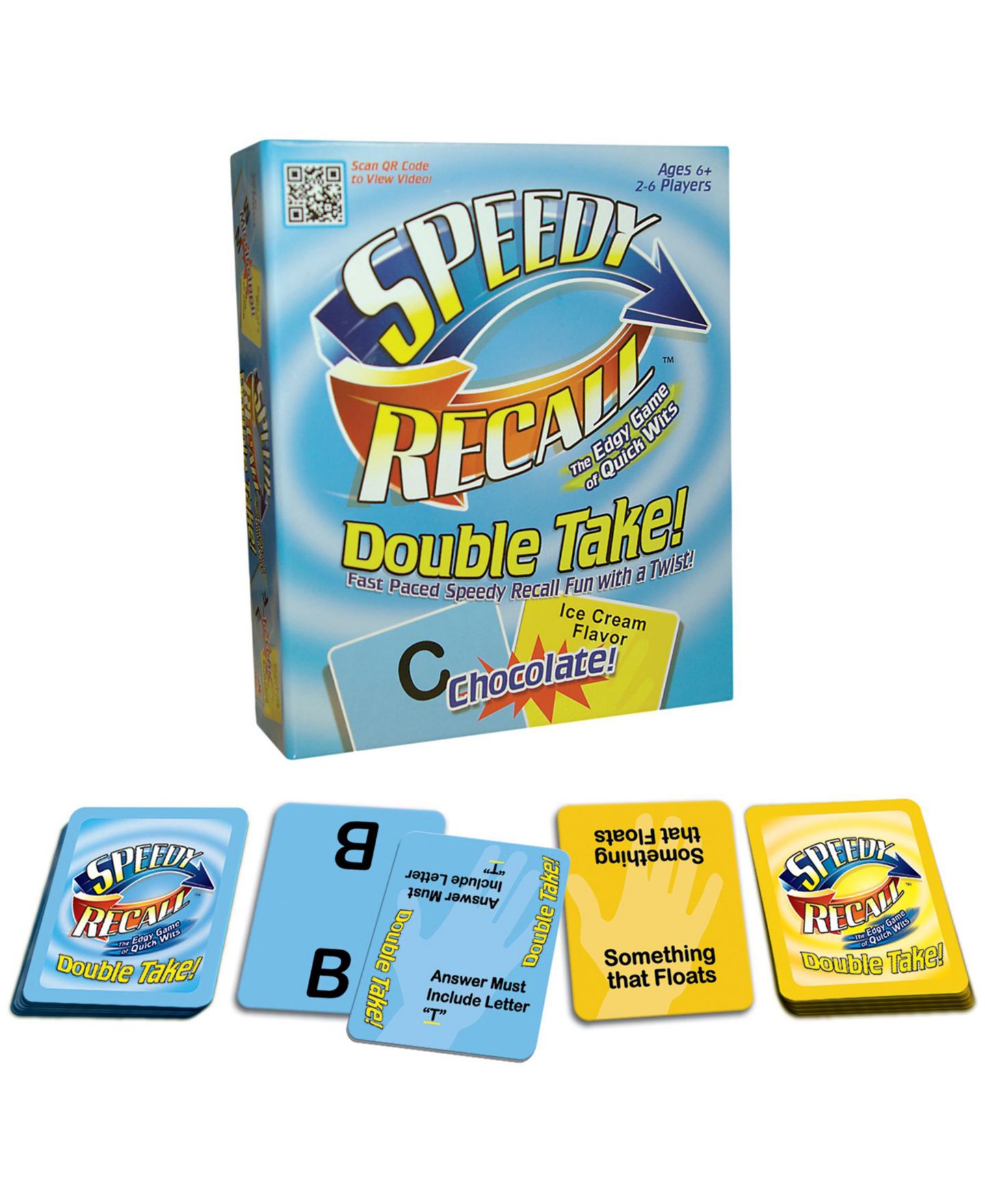 Детская карточная игра University Games Speedy Recall DoubleTake Card Game, Ages 6+ — фото 2