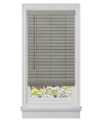 GII Madera FalsaCordless Faux-Wood 2" Plantation Blind, 29" x 64"