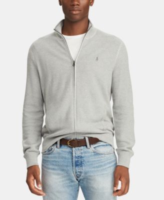 ralph lauren cotton full zip sweater