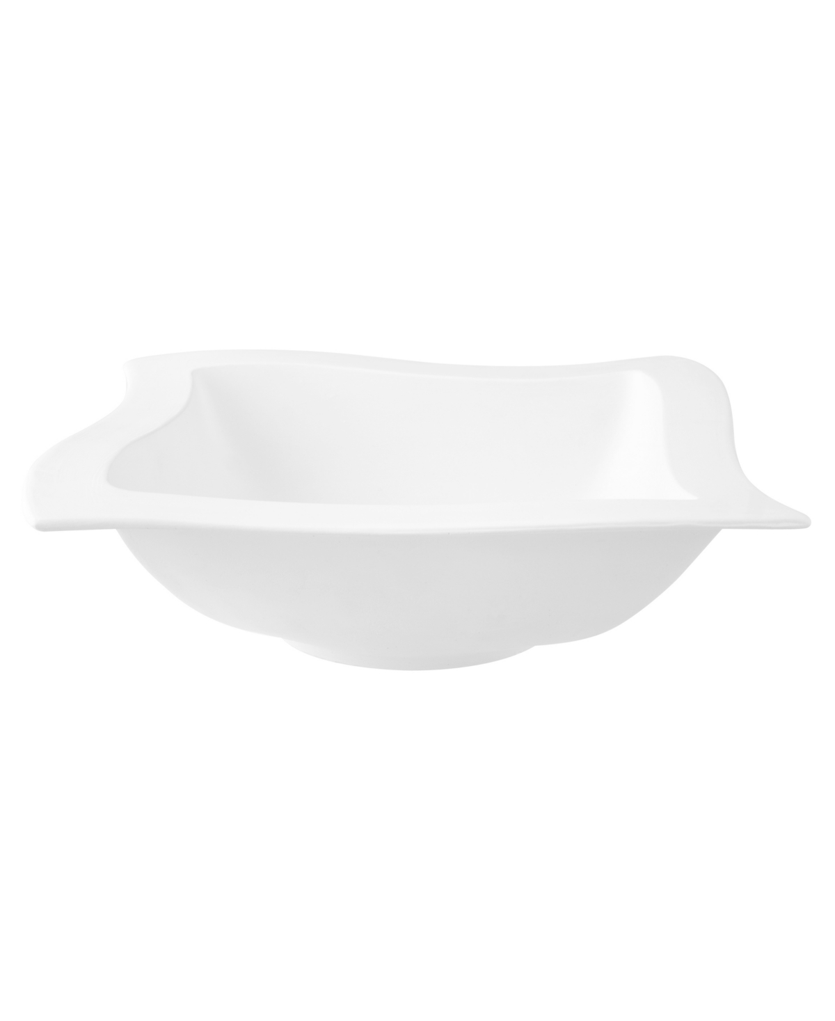 Dinnerware, New Wave Salad Bowl - white