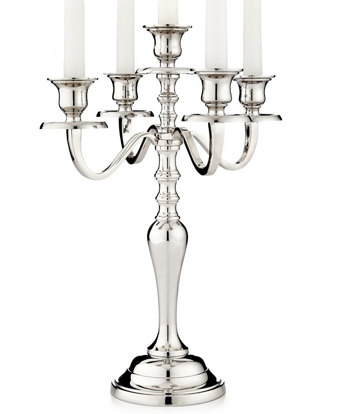 Leeber Hampton 5 Light Silver Candelabra & Reviews ...