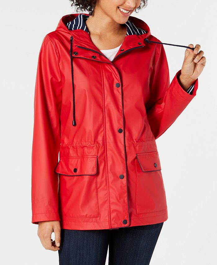 Macys charter club rain jacket online