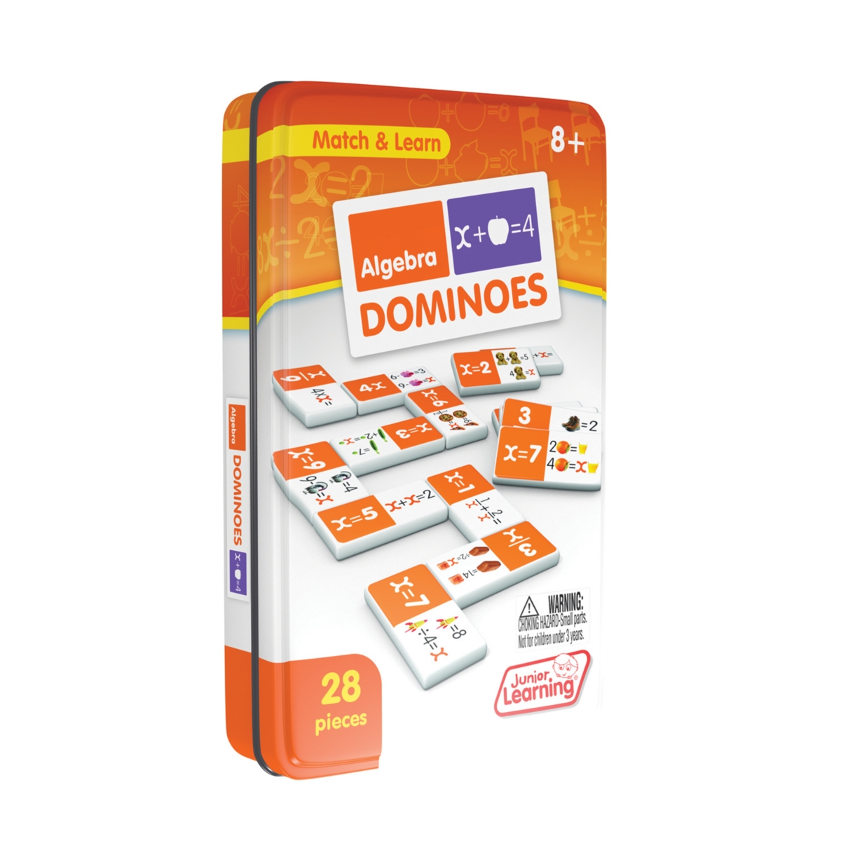 Junior Learning Kids' Algebra Dominoes Match And Learn Educational Learning Game In Multi