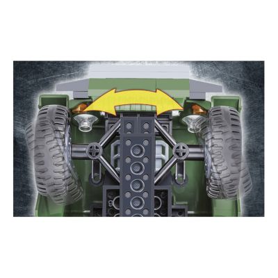 COBI Small Army Jeep Wrangler US Military 1 18 Scale 250 Piece Construction Blocks Building Kit