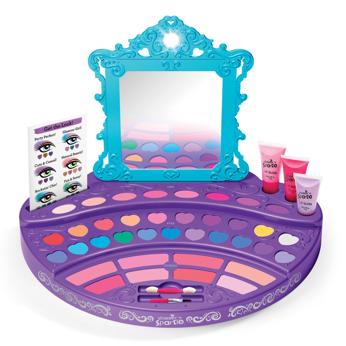 Cra-z-art Cra Z Art Shimmer N Sparkle Crazy Lights Ultimate Make Up Designer Kit In Multi