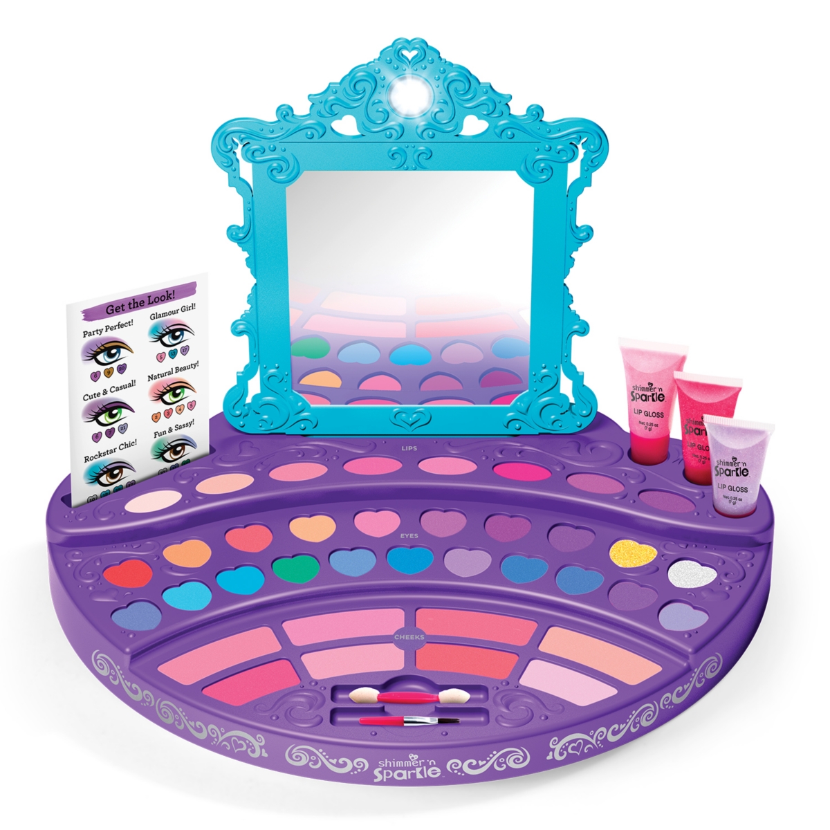 Shop Cra-z-art Cra Z Art Shimmer N Sparkle Crazy Lights Ultimate Make Up Designer Kit In Multi