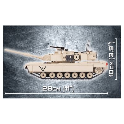 COBI Small Army M1A2 Abrams Tank 765 Piece Construction Blocks Building Kit