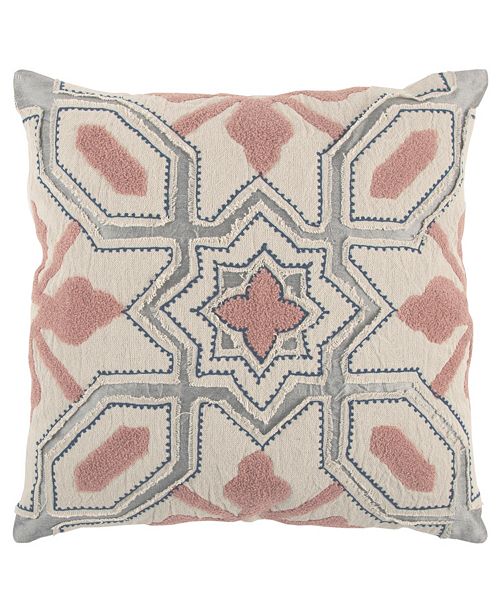 Rizzy Home 20 X 20 Deconstructed Geometric Down Filled Pillow
