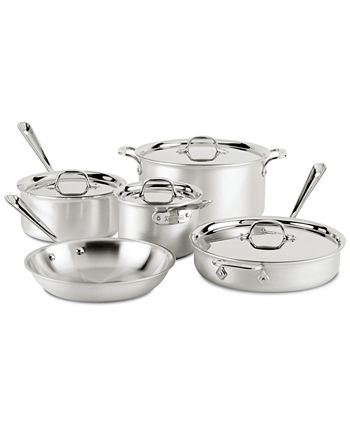 All-Clad Master Chef 9-Pc. Cookware Set, Created for Macy's - Macy's