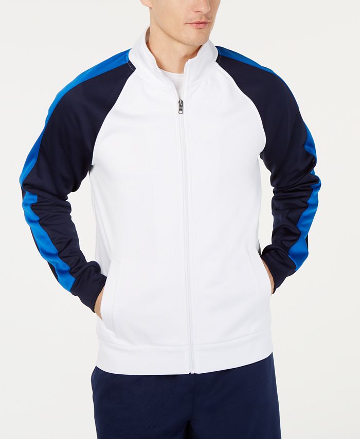 Club Room Men's Raglan Track Jacket, Created for Macy's Macy's