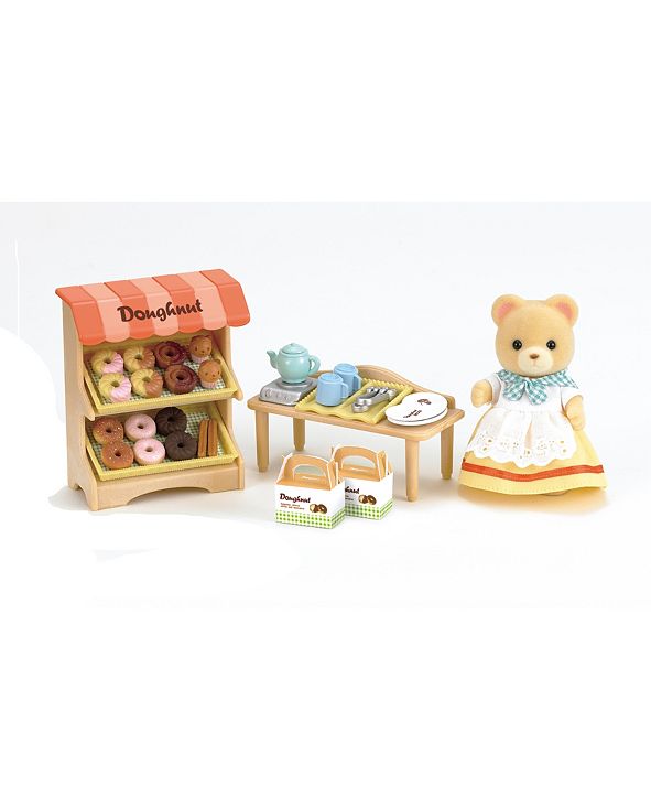 Calico Critters - Doughnut Store With Carol Cuddle Bear & Reviews ...