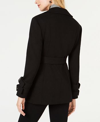 INC International Concepts I.N.C. Belted Ponte Knit Coat Created