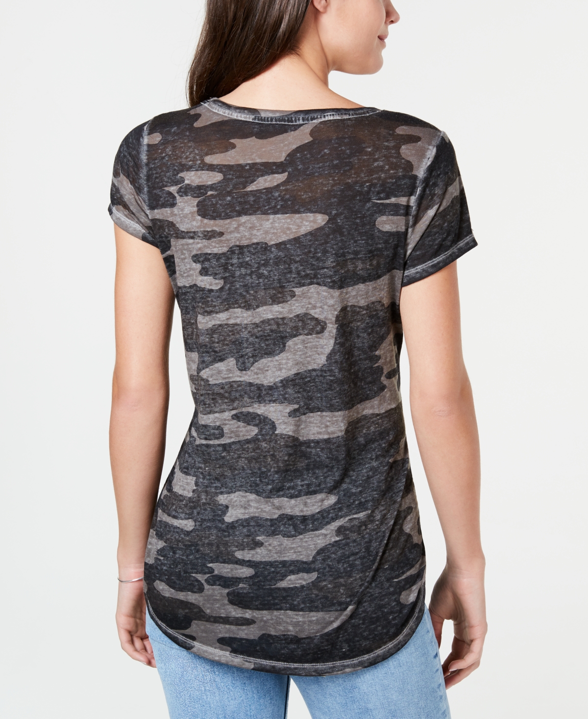 Lucky Brand Camo-Print T-Shirt