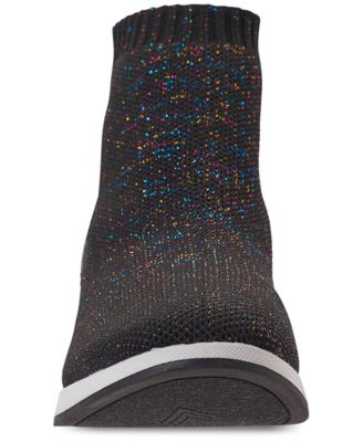 Steve Madden Little Girls' JDusky Sock Wedge Platform Casual Sneakers from Finish Line