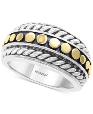 EFFY Collection - Two-Tone Statement Ring in Sterling Silver & 18k Gold-Plate
