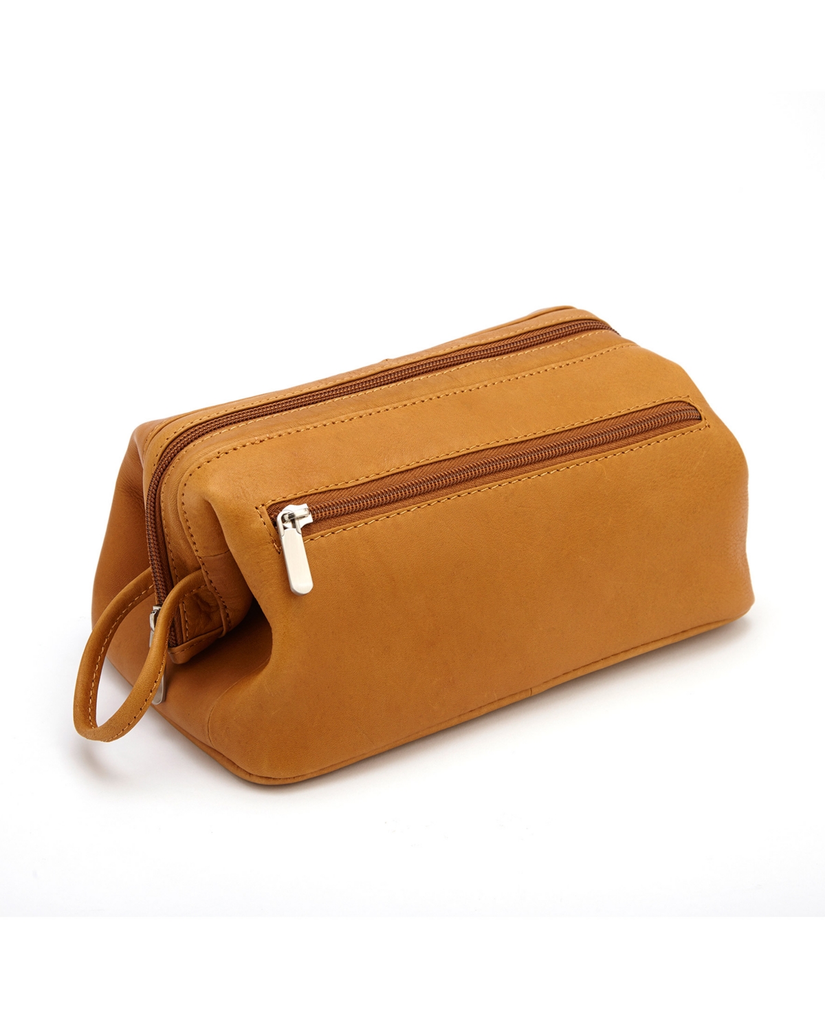 Colombian Leather Toiletry Bag - Tan