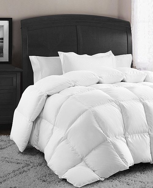 Swiss Comforts Down And Feather Cotton King Comforter