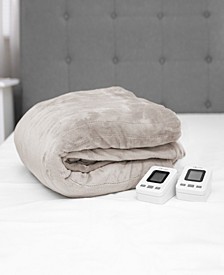 CLOSEOUT!  Queen Electric Blanket with Two Digital Controllers