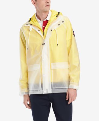 tommy hilfiger hooded rain jacket