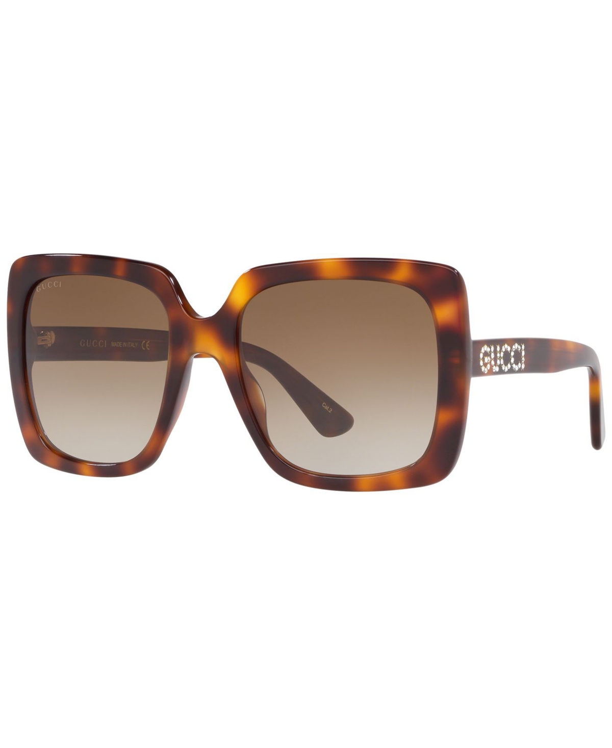 Gucci Sunglasses, Gg0418s 54 In Tortoise,brown Gradient