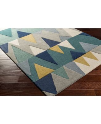 Kennedy KDY-3012 Bright Blue 2' x 3' Area Rug