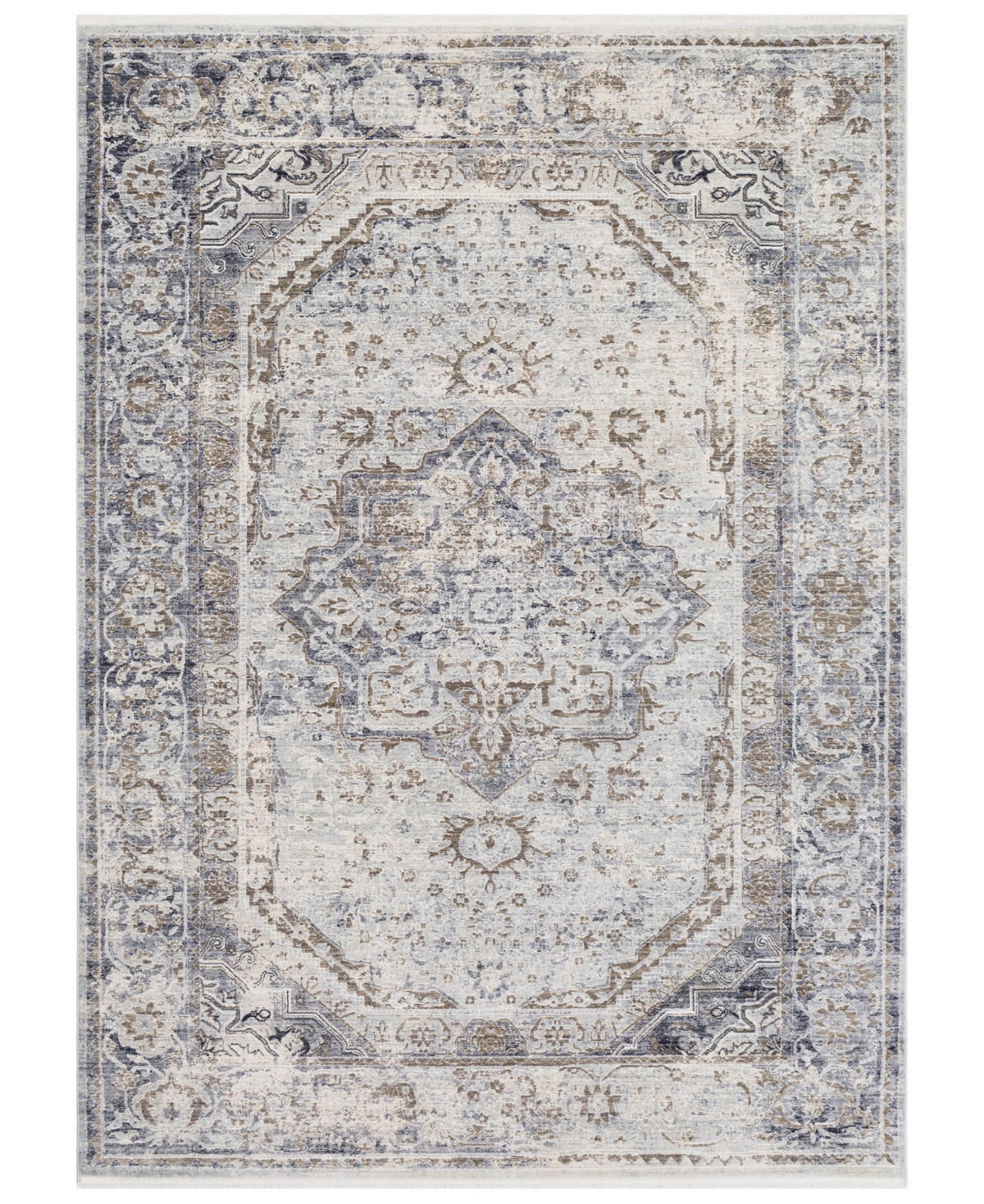 Surya Liverpool Lvp-2302 Charcoal 7'10in x 10'3in Area Rug - Charcoal
