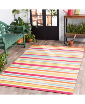Maritime MTM-1010 Bright Pink 2' x 3' Indoor/Outdoor Area Rug