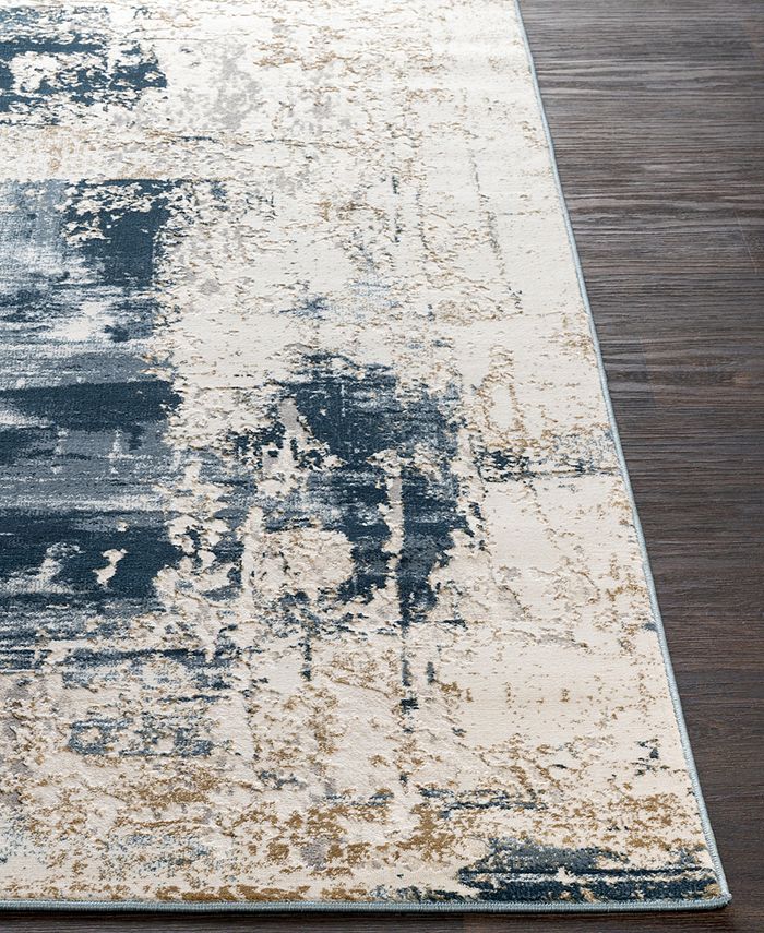 Surya Quatro QUA2310 Dark Blue 7'10" x 10'3" Area Rug Macy's