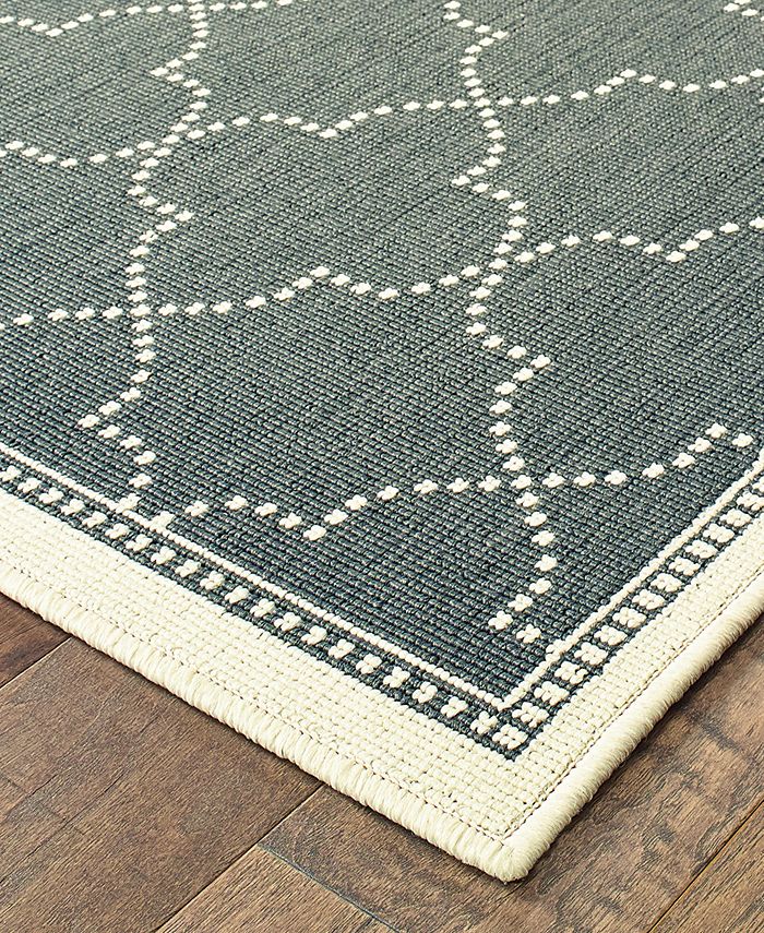 Oriental Weavers - Marina 6025 2'3" x 7'6" Indoor/Outdoor Runner Area Rug