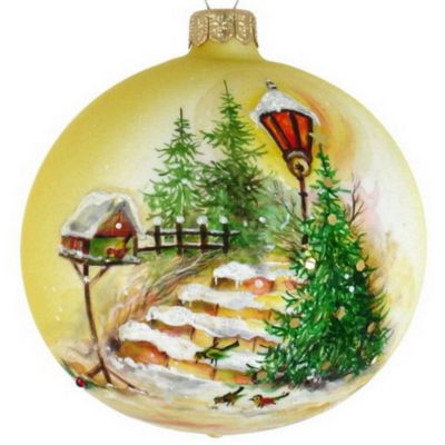 round christmas ornaments