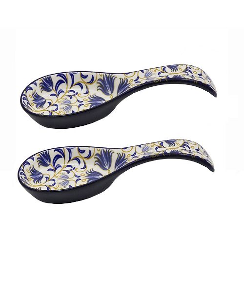 Lorren Home Trends Bimini Collection Spoon Rest Set Of 2