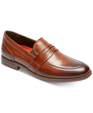 image of Rockport Men-s Double Gore Penny Loafers Men-s Shoes