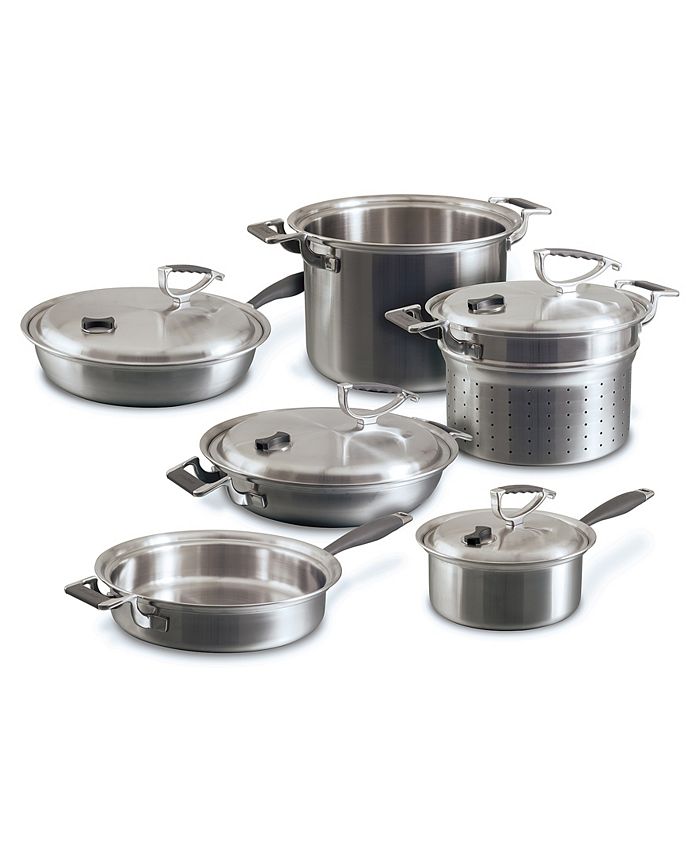 10pc Stainless Steel Triple Ply Cookware Set