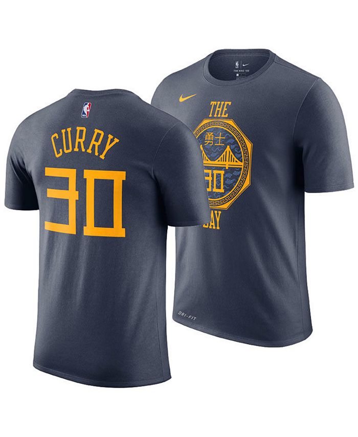 Stephen Curry Golden State Warriors Nike Youth 2021/22 City Edition Name &  Number T-Shirt - Black