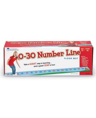 Learning Resources 0-30 Number Line Floor Mat