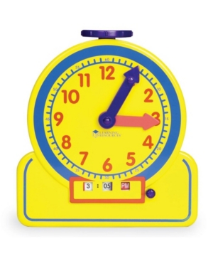 Learning Resources Primary Time Teacher Junior 12-Hour Learning Clock