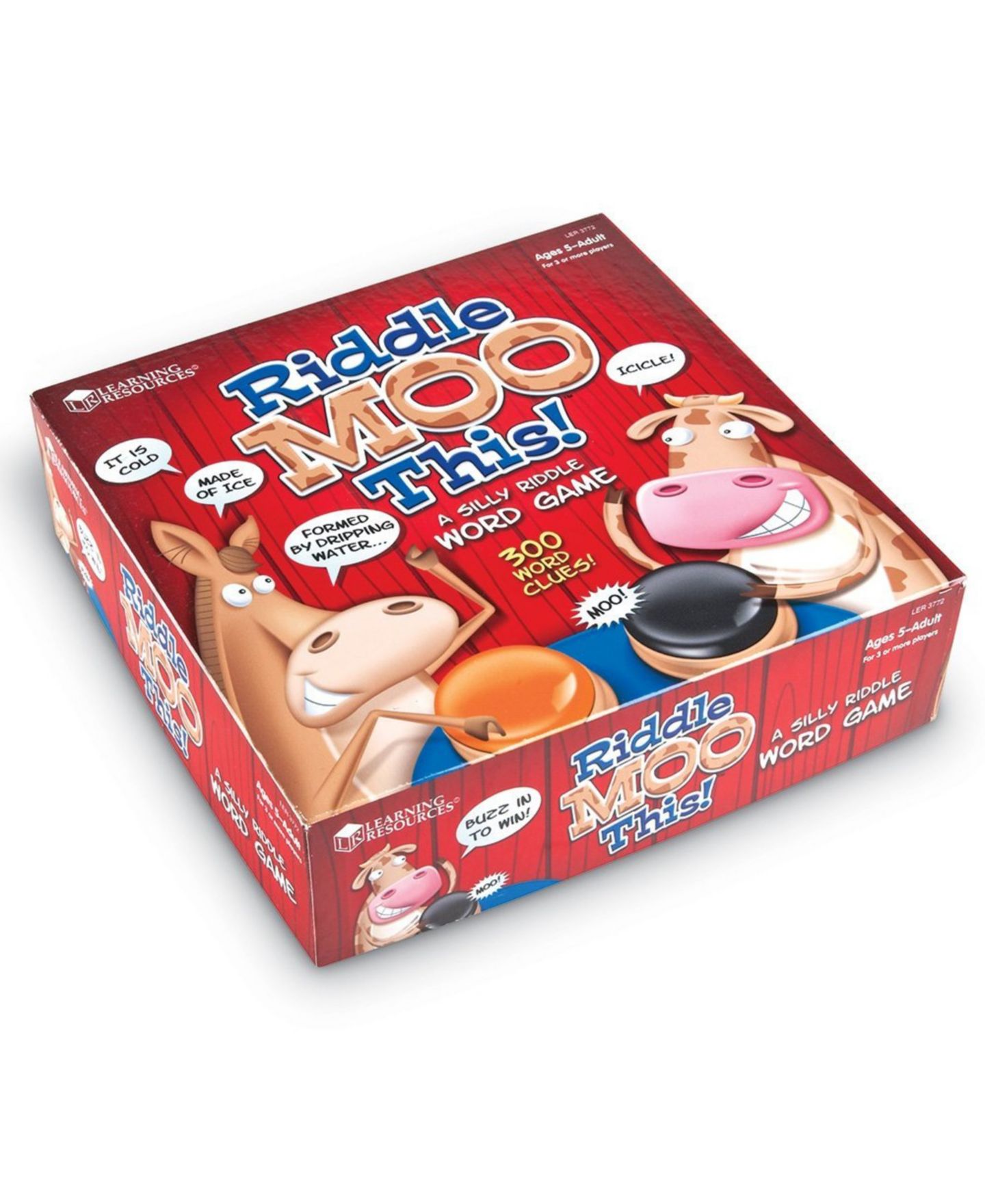 Детская игрушка Areyougame Riddle Moo This 150 Card Word Guessing Game, Ages 5+ — фото 5
