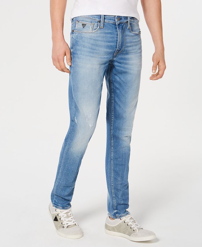 GUESS Men's Slim Tapered Jeans - Macy's