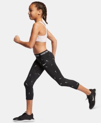 Nike - Big Girls Pro Printed Capris