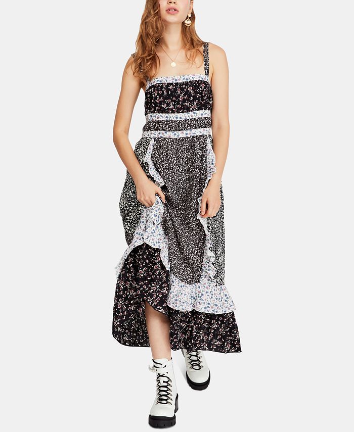 Free people printed yesica discount maxi dress