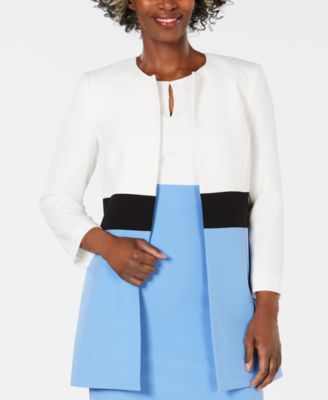 Kasper - Colorblocked Topper Jacket