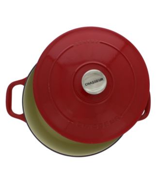 French Enameled Cast Iron 3.25 Qt. Round Dutch Oven