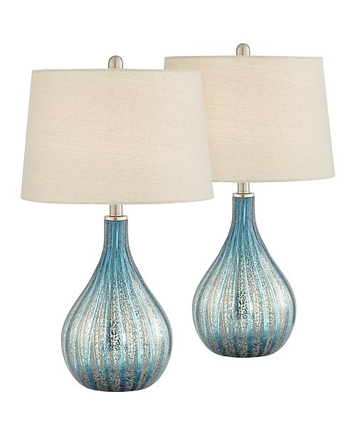 blue glass lamp shades uk