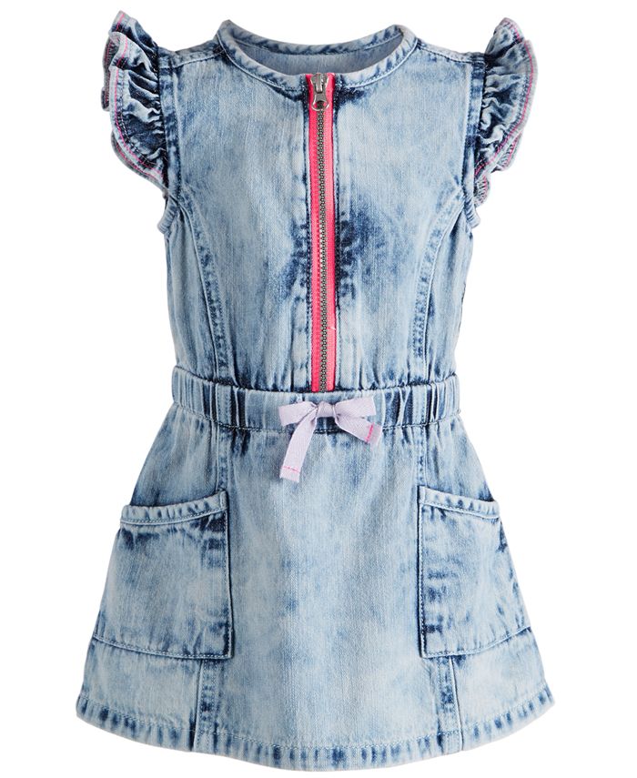 Macy's blue 2025 jean dress