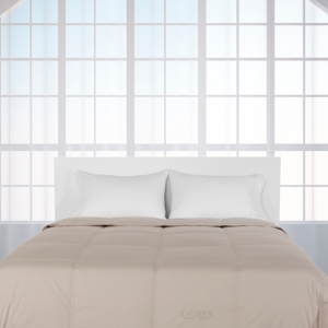 RALPH LAUREN COLOR DOWN ALTERNATIVE FULL/QUEEN COMFORTER, 100% COTTON COVER