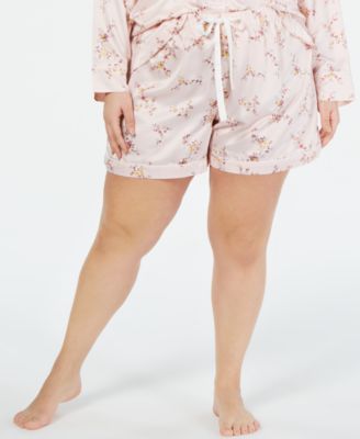 plus size pajama shorts