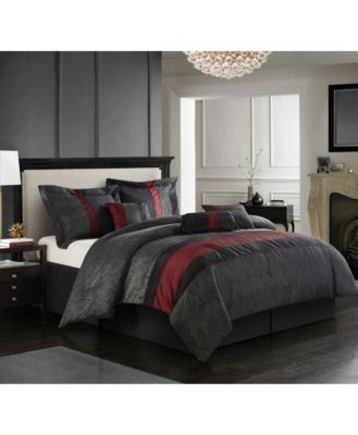 full comforter sets black